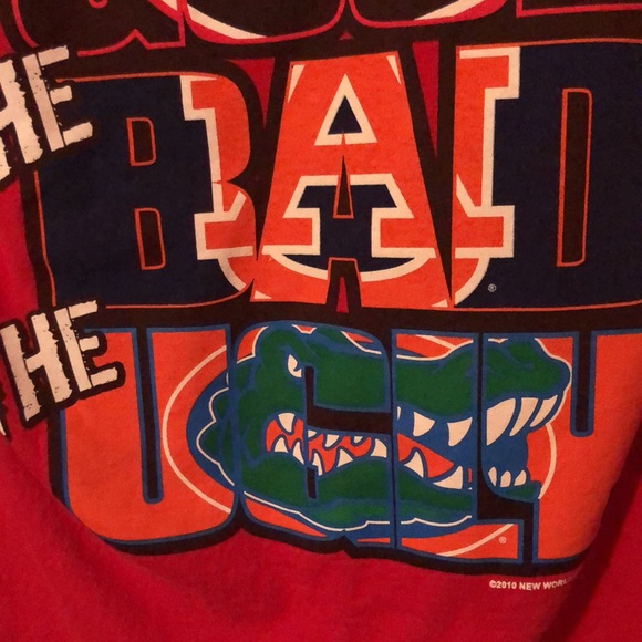 Georgia Bulldogs Logo Good Bad & Ugly Red T-Shirt Boys Large L - Picture 10 of 12